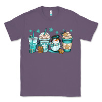 Lavender winter coffee cups Classic Tee - OliviaCreatesArt