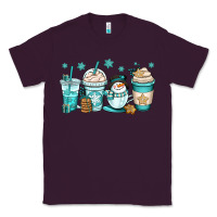 Plum winter coffee cups Classic Tee - OliviaCreatesArt
