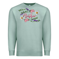 Seafoam Floral Daisy Mother Premium Sweatshirt - RanaPortraitStore