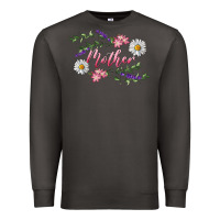 Smoke Floral Daisy Mother Premium Sweatshirt - RanaPortraitStore