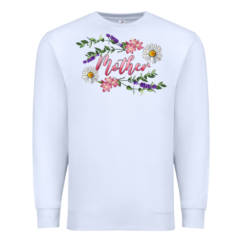 Floral Daisy Mother Premium Sweatshirt by RanaPortraitStore | Teevron