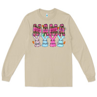 Mushroom easter day mama Long Sleeve Tee - CowhideDigitalArt