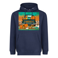 Navy pumpkin farm truck tumbler Heavyweight Hoodie - Jasminsmagicworld