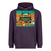 Plum pumpkin farm truck tumbler Heavyweight Hoodie - Jasminsmagicworld