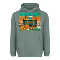 Sage pumpkin farm truck tumbler Heavyweight Hoodie - Jasminsmagicworld