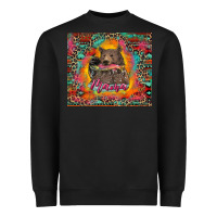 Black mama bear leopard and aztec Heavyweight Sweatshirt - RanaPortraitStore