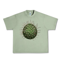 Oil Green Arizona Fishhook Cactus Urban Heavy Tee - LillyAllenDesigns