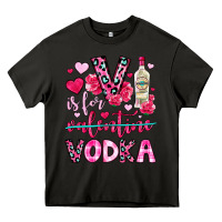 Asphalt v is for vodka Heavy Core Tee - OliviaCreatesArt