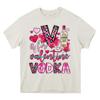 Cream v is for vodka Heavy Core Tee - OliviaCreatesArt