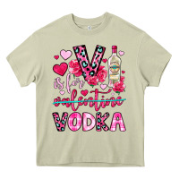 Mossy v is for vodka Heavy Core Tee - OliviaCreatesArt