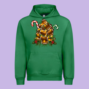 Football Tree Christmas Urban Hoodie Designed By Ranaportraitstore