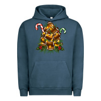 Pigment Midnight Navy football tree christmas Urban Hoodie - RanaPortraitStore