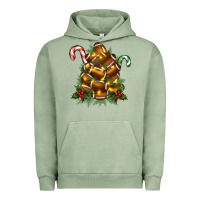 Pigment Oil Green football tree christmas Urban Hoodie - RanaPortraitStore