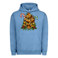 Pigment Pebble Blue football tree christmas Urban Hoodie - RanaPortraitStore