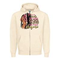 Sandshell She who kneels before god can stand before anyone Zipper Hoodie - RanaPortraitStore