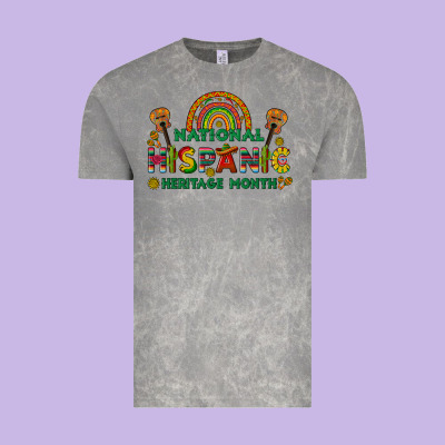 National Hispanic Heritage Month Vintage Tee Designed By Bundleandbundleshop