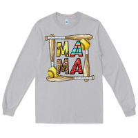 Moon Dust softball mama Long Sleeve Tee - CowhideDigitalArt
