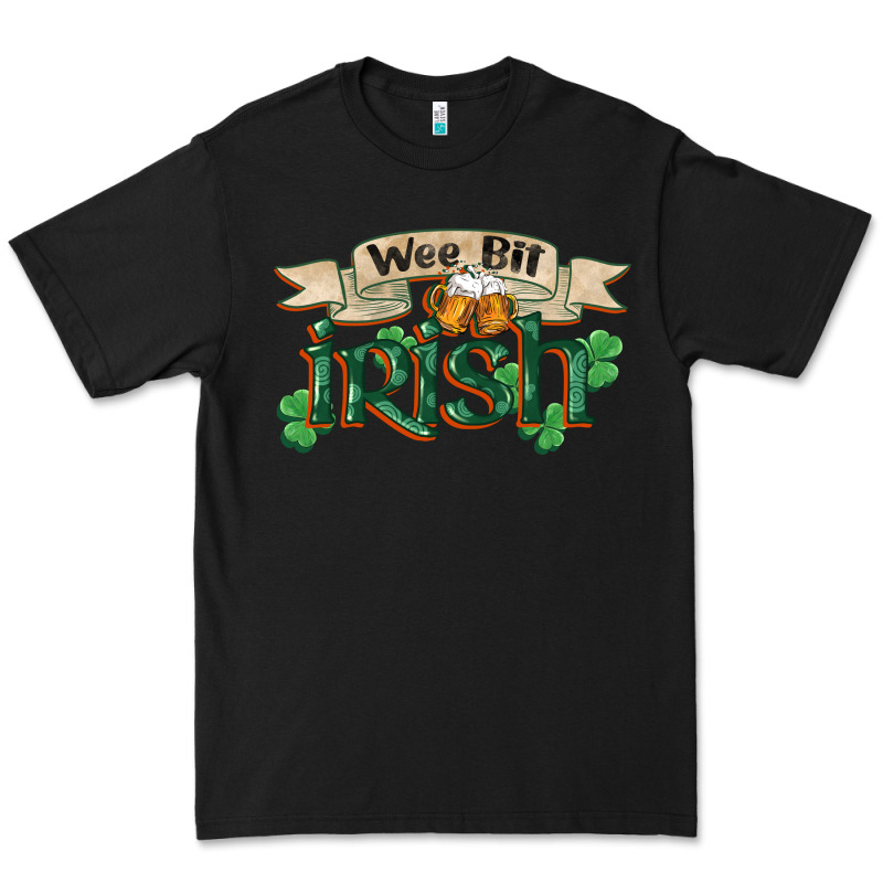 Wee Bit Irish St Patricks Day Premium Tee by FaDigitalArtStudio | Teevron