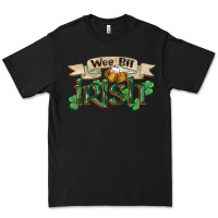 Black wee bit irish st patricks day Premium Tee - FaDigitalArtStudio