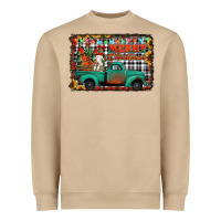 Mushroom merry christmas farm truck Heavyweight Sweatshirt - Jasminsmagicworld