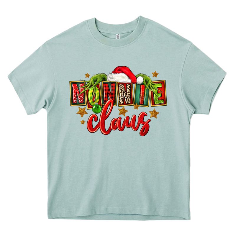 Christmas Nonnie Claus Heavy Core Tee by FaDigitalArtStudio | Teevron