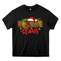 Black christmas nonnie claus Heavy Core Tee - FaDigitalArtStudio