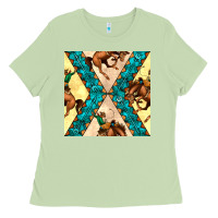 Matcha native american aztec seamless pattern 6 Ladies Tee - BundleAndBundleShop