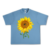 Pebble Blue Bambino Sunflower Urban Heavy Tee - LillyAllenDesigns