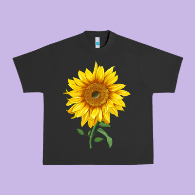 Bambino Sunflower Urban Heavy Tee Designed By Lillyallendesigns
