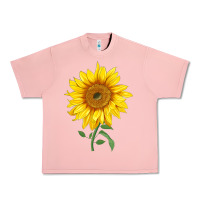 Salmon Bambino Sunflower Urban Heavy Tee - LillyAllenDesigns