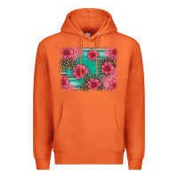 Carrot easter spring leopard serape background Premium Hoodie - Artiststas