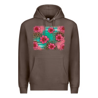Coffee easter spring leopard serape background Premium Hoodie - Artiststas