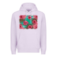 Lilac easter spring leopard serape background Premium Hoodie - Artiststas