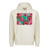 Oatmeal Heather easter spring leopard serape background Premium Hoodie - Artiststas