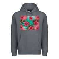 Rock easter spring leopard serape background Premium Hoodie - Artiststas