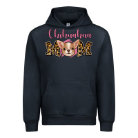 Navy Chihuahua Mom Urban Hoodie - Jasminsmagicworld
