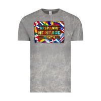 Cloud Rock hispanic heritage flags Vintage Tee - BundleAndBundleShop