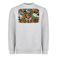 Heather Grey western rodeo background Heavyweight Sweatshirt - Jasminsmagicworld
