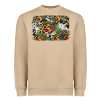 Mushroom western rodeo background Heavyweight Sweatshirt - Jasminsmagicworld