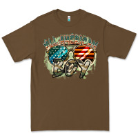 Cacao All American boy 4th of july Premium Tee - FaDigitalArtStudio
