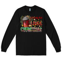 Black afamilytloveschristmas Long Sleeve Tee - CowhideDigitalArt