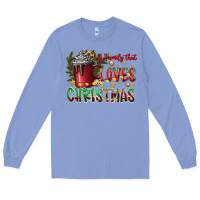 Colony Blue afamilytloveschristmas Long Sleeve Tee - CowhideDigitalArt