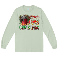 Matcha afamilytloveschristmas Long Sleeve Tee - CowhideDigitalArt