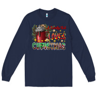 Navy afamilytloveschristmas Long Sleeve Tee - CowhideDigitalArt