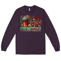 Plum afamilytloveschristmas Long Sleeve Tee - CowhideDigitalArt