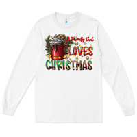 White afamilytloveschristmas Long Sleeve Tee - CowhideDigitalArt