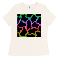 Bone cow glitter seamless pattern Ladies Tee - BundleAndBundleShop