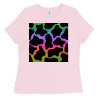 Bubblegum Pink cow glitter seamless pattern Ladies Tee - BundleAndBundleShop
