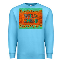 Ocean Blue western wild child Premium Sweatshirt - Jasminsmagicworld