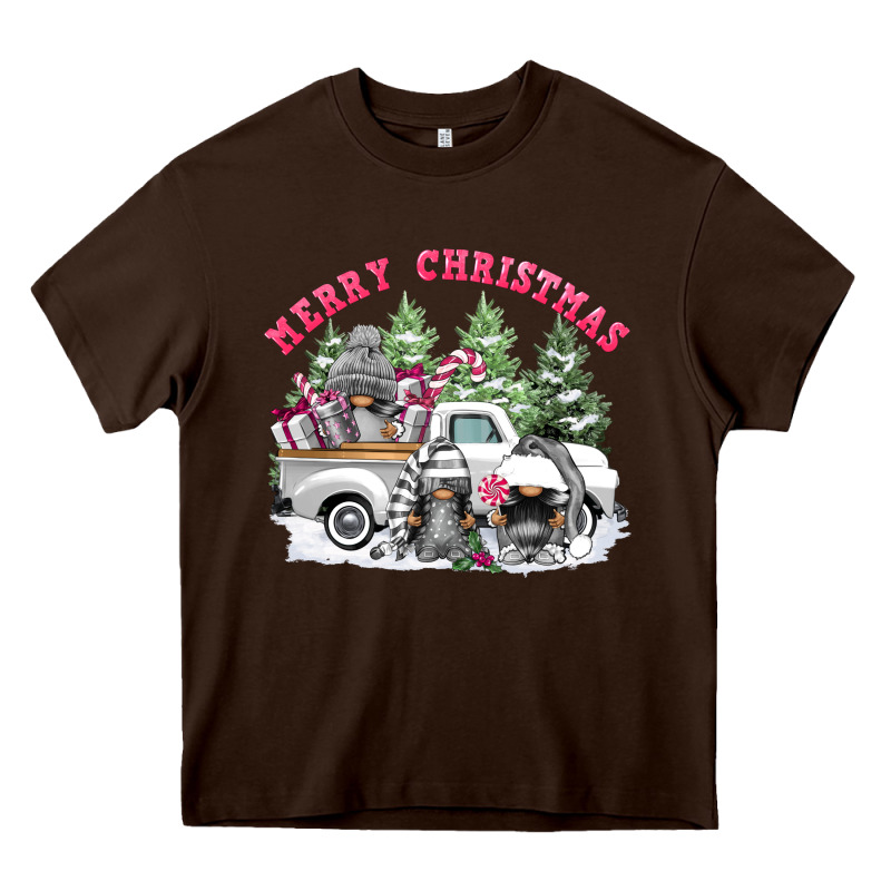 Merry Christmas Gnomies Heavy Core Tee by FaDigitalArtStudio | Teevron